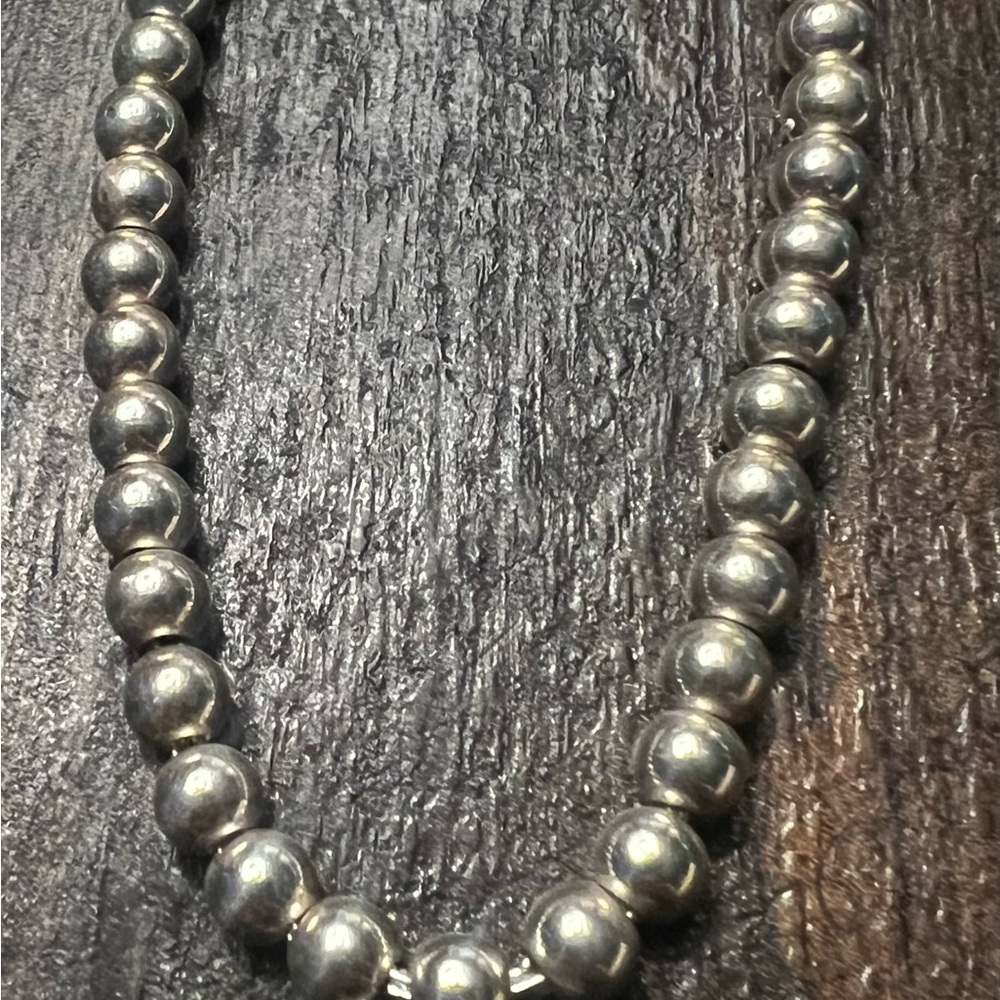 Return to Tiffany beaded heart bracelet.
